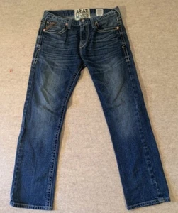 Ariat M7 Jeans Herren 33x32 Blau Rocker Straight Denim - Bild 1 von 18