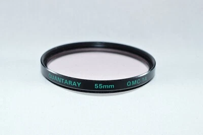 Quantaray 55 mm QMC (Quantaray Multi-Coated) 1A Screw-In Filter Japan (V-190) - Image 1 of 3