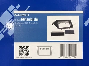 Aerpro FP8013 Black 2-DIN Facia Kit to Suit Mitsubishi Triton 2007-2012 - Picture 1 of 3