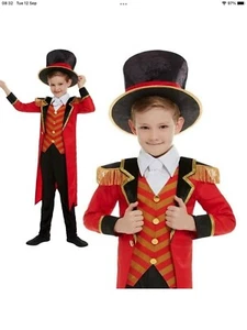 New Ringmaster Costume the Greatest Showman Circus Fancy Dress Outfit Book Day S - Picture 1 of 4