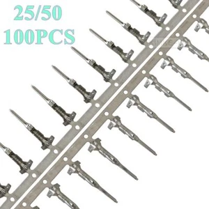 TE AMP Multilock Automotive Crimp Male Plug Pin Terminals Contact 345164-1 - Picture 1 of 4