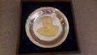 Winston Churchill 24Ct Gold Silver Ltd Edtn Centenary Plate John Pinches 1974