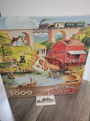 Springbok "1909 Labor Day" 2000 Piece Puzzle - Image 1 of 2