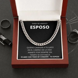 Regalo Para Hombre Regalo Esposo Regalo Collar Para Hombre | - Photo 1/10