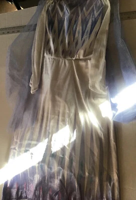 NWOT Snow Queen Elsa Girl Small 4-6x Frozen Wheelchair Adaptive Princess Costume - Image 1 of 4