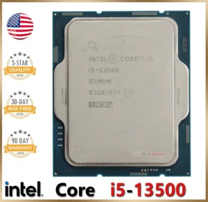 Intel Core i5-13500 CPU SRMBM Max 4.80GHz 14-Cores LGA-1700 Desktop Processor - Picture 1 of 2