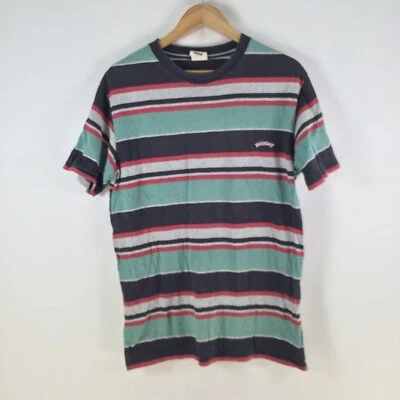 Insight mens t shirt size M multicolour striped short sleeve crew neck 109557 - image 1 of 4