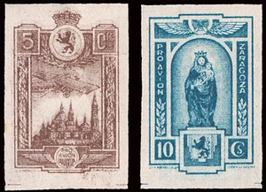 Zaragoza - Guerra Civil - Local Nacional - Zaragoza Allepuz * 20er/21er  - Bild 1 von 1