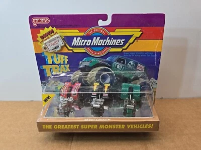 1990 Micro Machines Tuff Trax Collection Tractor Set #4 Galoob 7414 New Sealed - Image 1 of 4