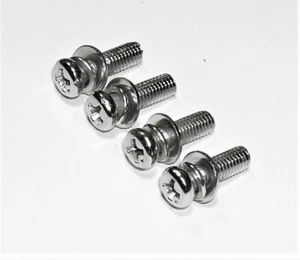 Toshiba Stainless Stand Screws for 55G300U 55G310U 55HT1U TV Mount Base Pedestal - Picture 1 of 3