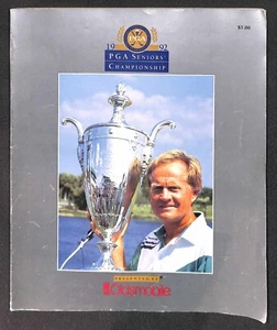 Jack Nicklaus 1992 PGA Seniors Championship Golf Program "92 Lee Trevino Winner" - Picture 1 of 2