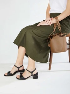 scarpe da donna sandali con tacco largo medio Laura Biagiotti eleganti comode - Imagen 1 de 4
