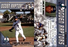Carlos Alvarez 2004 Cassar Jewelers Ogden Raptors #NNO Card *AutographDen*