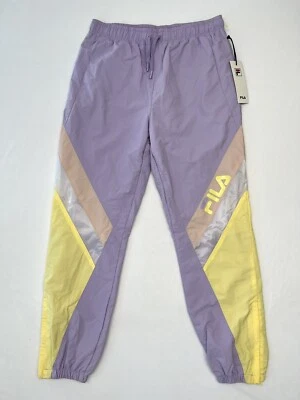 Pantalón Fila Doroteia Wind tricolor (rosa/púrpura/amarillo) talla M Foto 1 de 4