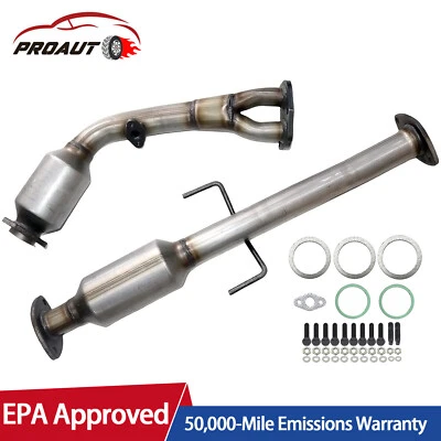 Front & Rear Catalytic Converter For 2000 2001 2002 2003 2004 Toyota Tacoma 2.7L Foto 1 de 4