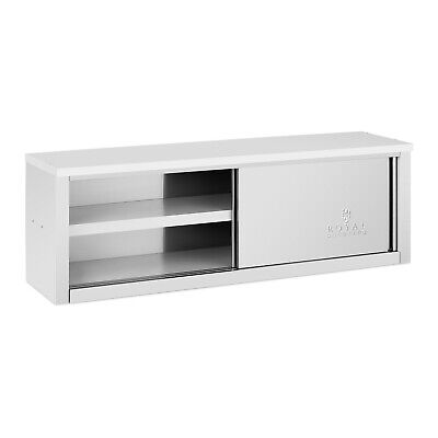 Stainless Steel Wall Hanging Cabinet Sliding Doors 1500 X 400 X 500 Mm • 349£