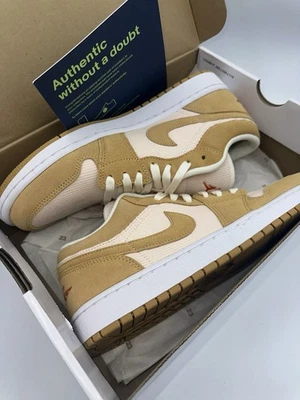 AIR JORDAN 1 LOW SE DH7B20 700 EE. UU. MUJER TALLA 11 CORDEL/NARANJA/CUARZO NARANJA NUEVO EN CAJA Foto 1 de 4