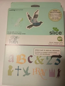 SLICE  | FAITH | Making Memories Design Card | RARE Hard to Find - A9 - Picture 1 of 2