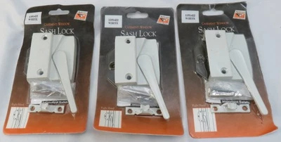 Lot of 3 Andersen 1351422 Sash Locks for RH Casement Windows - white - new - Image 1 of 2