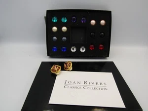 Joan Rivers Colección Clásica Clip On Juego Intercambiable 11 Colores Caja - Imagen 1 de 2