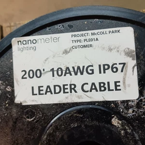 Cavo guida 10 AWG 2C circuito sotterraneo a bassa energia IP67 150 V (200 piedi) - Foto 1 di 4