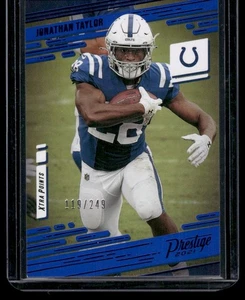 2021 Panini Prestige - Jonathan Taylor #85 Xtra Points Blue /249 - Picture 1 of 2