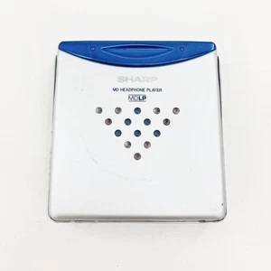 Sharp MD-ST70-A MD Mini Disc Silver Japan Import Portable Player - Picture 1 of 24