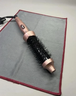 Hot Hair Curling Brush Comb Thermal Heated Round Ionic Curler Ion Technology - Image 1 of 4