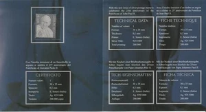 Vatikan 2003 ** postfrisch MiNr. 1428 Papst Johannes Paul II. Silberfolie - Bild 1 von 2