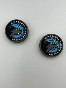 NBA Minnesota Timberwolves Basketball Team For Crocs Shoe Charms - 2 Pcs - Picture 1 of 1