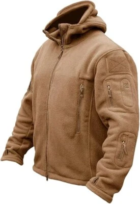 Tacvasen Men's Fleece Warm Hooded Jacket Military Sport Coats Jacket - 2XL - Image 1 of 4