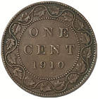 1910 kanadische große Ein-Cent-Münze Kanada King Edward niedrige Auflage 1 ¢ Lot B1-6