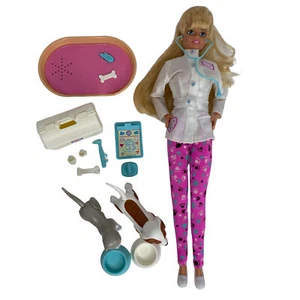 Muñeca Barbie Mattel Pet Doctor 1996 vintage con accesorios años 90 rara gato perro veterinario - Imagen 1 de 19