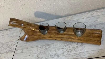 Custom Handmade Cedar Branch Rustic Country Style 3 Candle Holder - Image 1 of 4