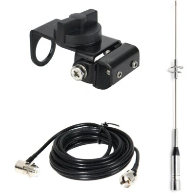 Antena de radio de doble banda Nagoya NL-770S VHF/UHF 144/430 MHz y cable base RB-20 5M Foto 1 de 4