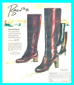 1979 BACONS BOOTS Louisville Kentucky PRINT AD Lederschuhe Reitstiefel - Bild 1 von 3