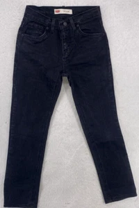 Levi's Jeans Kids Size 14 Regular 511 Slim Denim Black Pants 27x28 - Picture 1 of 14