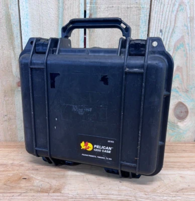 Pelican 1200 Hard Protector Case Good Condition A/B Waterproof Free Shipping - Image 1 of 4