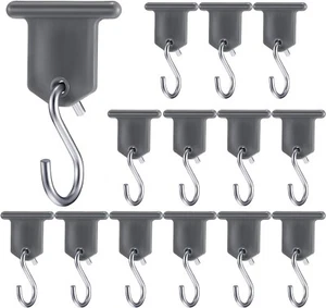 14 Pack RV Awning Hooks Hangers S Shaped Hooks for Lights Camping Tent New - Picture 1 of 7