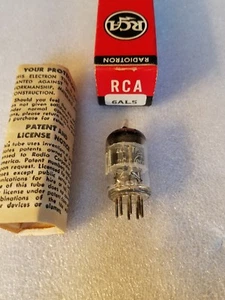 RCA Elektronenröhre, Radio Corporation of America, Radiotron, ,6AL5 - Bild 1 von 2
