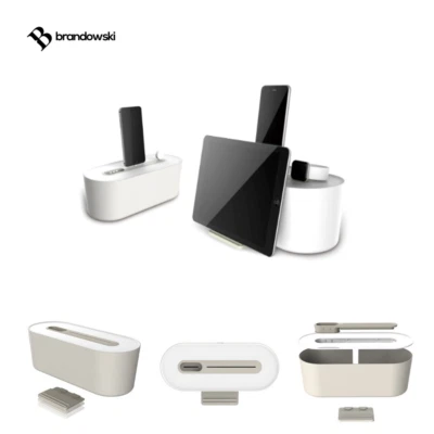 Kabelbox Cable Management Design Aufbewahrungsbox Ladestation mit Ständer - Bild 1 von 4