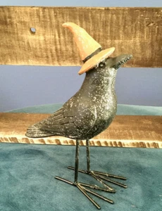 Halloween Glittery Crow Decor - Picture 1 of 6