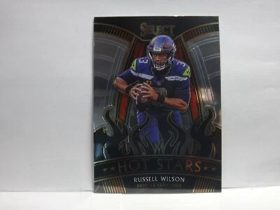 2020 Panini Select Russell Wilson Hot Stars Insert #HS18 Seattle Seahawks - Image 1 of 2
