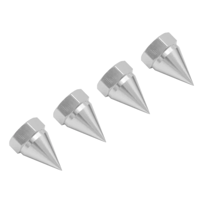 CNC 4pcs Legierung Radmutter Kegelform Silber für 1/5 RC Losi 5ive T LT Trucks - Bild 1 von 4