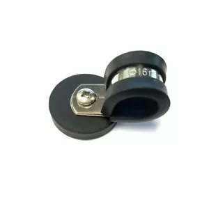 10 X imán de olla de neodimio recubierto de goma fuerte 31 mm con imán de abrazadera P de goma - Imagen 1 de 3