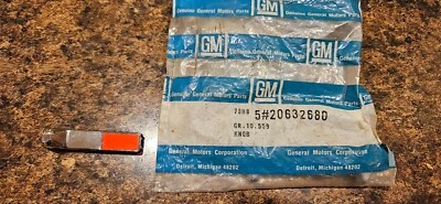 Nuevo de Lote Antiguo GM 82-92 Camaro Firebird Cromo/Naranja Bloqueo Perillas Deslizantes PARES Foto 1 de 4