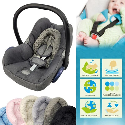 BAMBINIWELT Reposacabezas ALMOHADILLA para capazo de Maxi Cosi CABRIOFIX