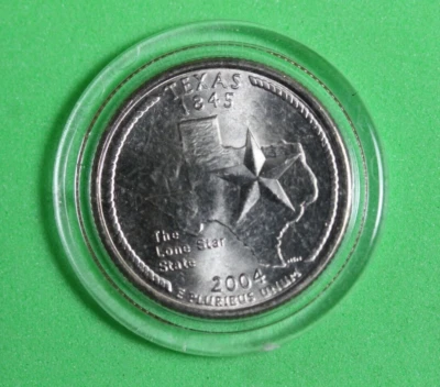 2004 -P Mint - Texas State Quarter P00435 - Image 1 of 2