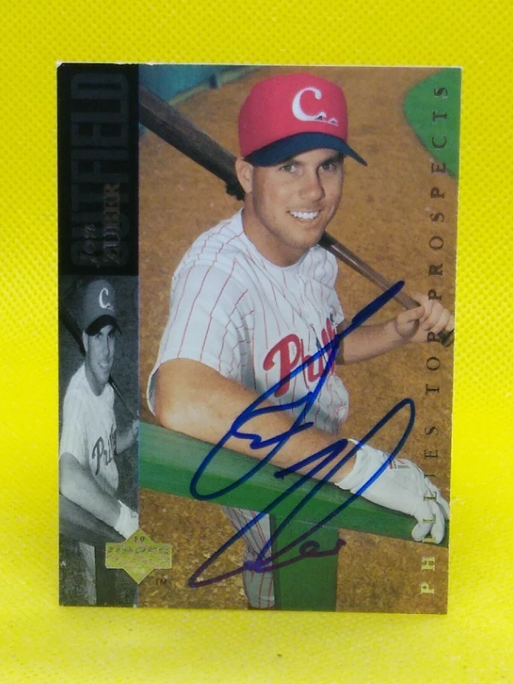 Jon Zuber 1993 Upper Deck #199 PERSONAL AUTOGRAPH - Image 1 of 1