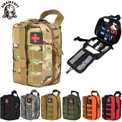 Durable Tactical MOLLE Rip-Away EMT IFAK Medical Pouch First Aid Kit Utility Bag • 13.24€